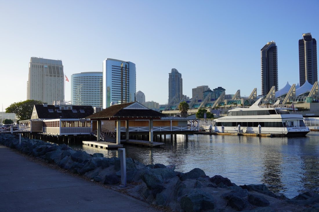San Diego harbor and downtown skyline