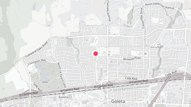 Map showing the office location of 101 Property Mgmt