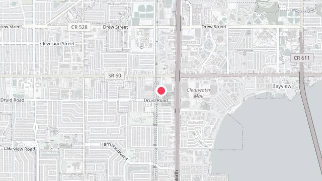 Map showing the office location of 1st Class Property Management