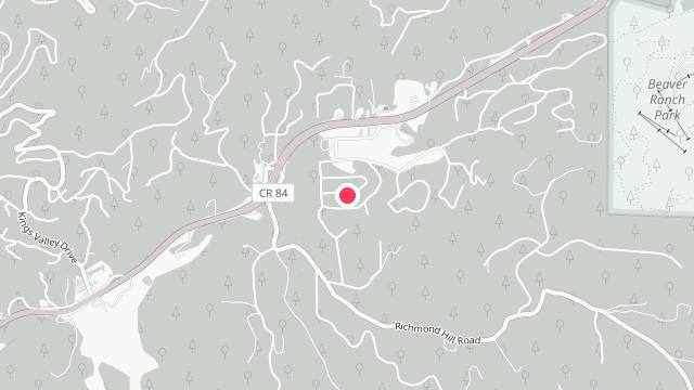 Map showing the office location of A 1 Mountain Property Management