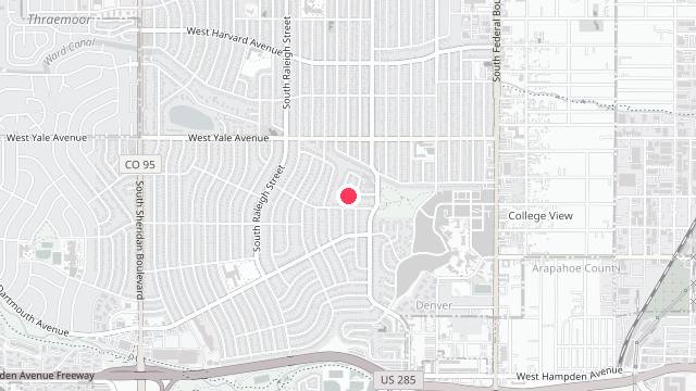 Map showing the office location of A Level Up Property Management