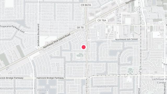 Map showing the office location of Aa Associates Realty and Property Management