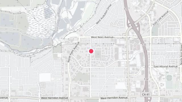 Map showing the office location of Adanalian Property Management