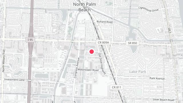 Map showing the office location of Ajg Property Management