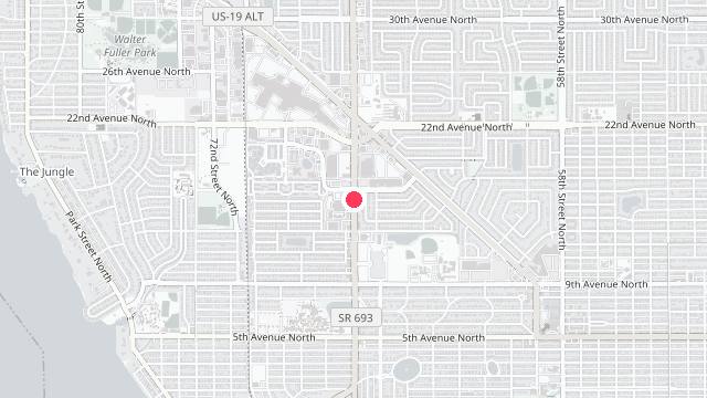 Map showing the office location of All County Property Management & Realty