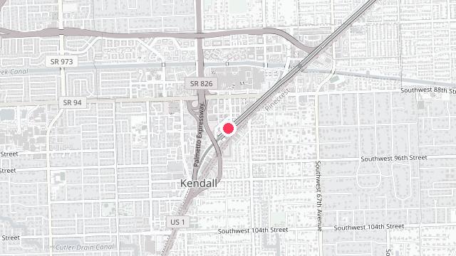 Map showing the office location of All in One Property Management