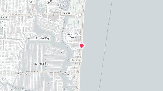 Map showing the office location of America Realty & Property Management