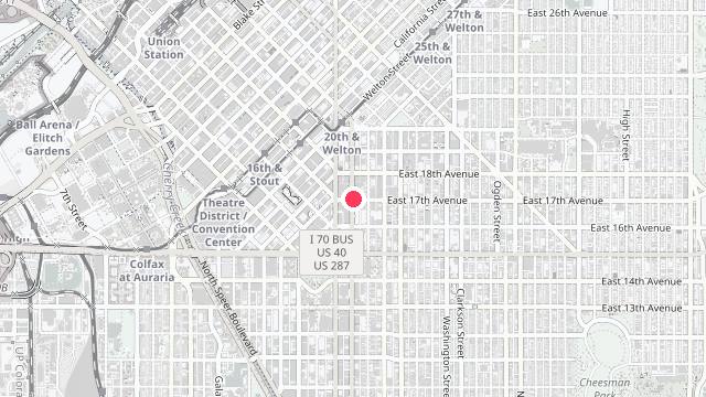 Map showing the office location of Apex Property Management and Real Estate