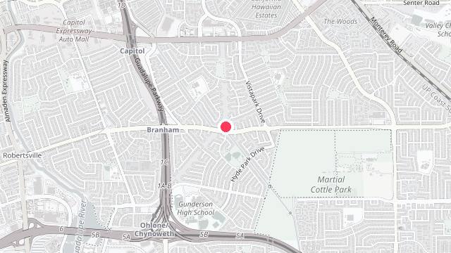 Map showing the office location of Apex Silicon Valley Property Management
