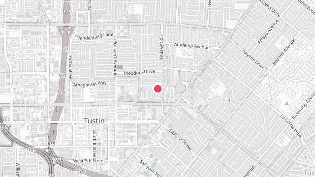 Map showing the office location of Archer Property Management