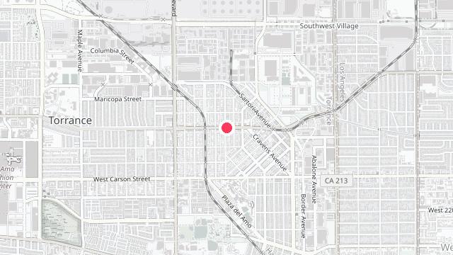 Map showing the office location of Asensio Property Management