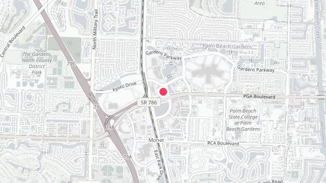 Map showing the office location of Atlis Property Management
