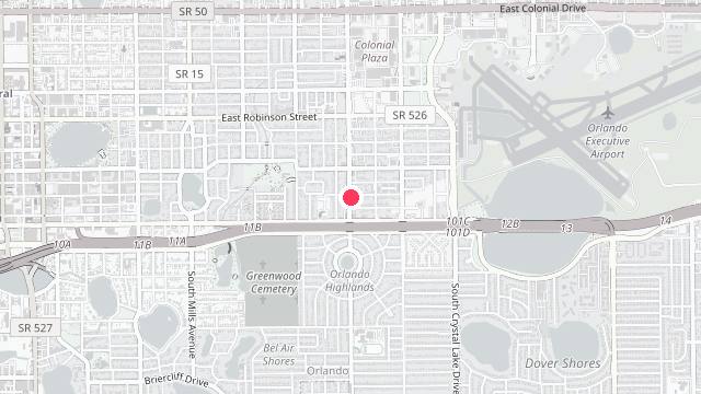 Map showing the office location of Atrium Management Company