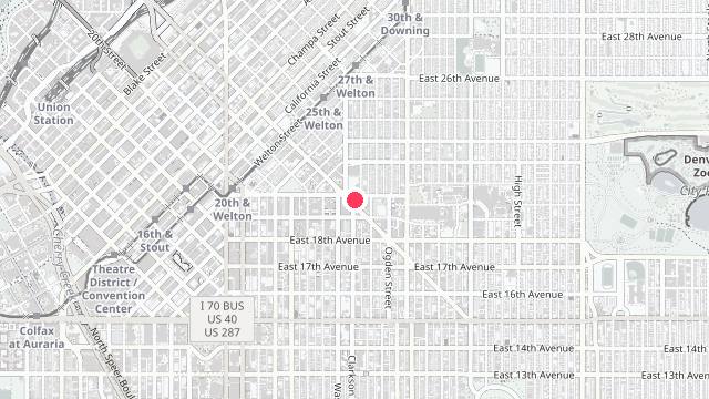 Map showing the office location of Avail Property Management