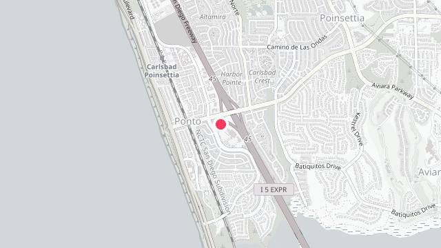 Map showing the office location of Aviara Property Management