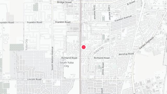 Map showing the office location of Aztec Property Management