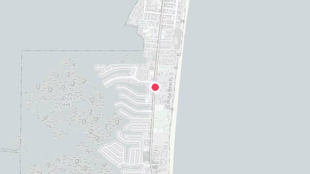 Map showing the office location of B P Davis Property Management