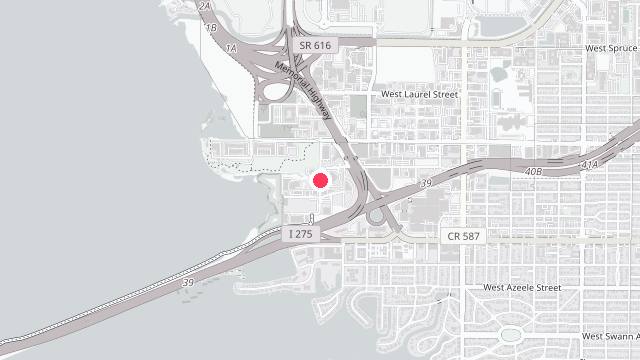 Map showing the office location of Bahia Property Management