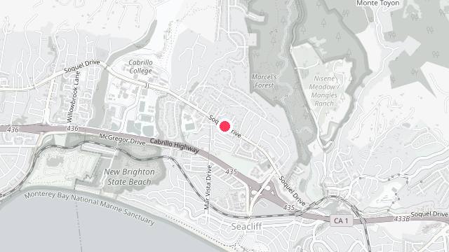 Map showing the office location of Bailey Property Management