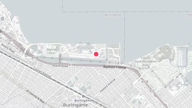 Map showing the office location of Base 1 Property Management