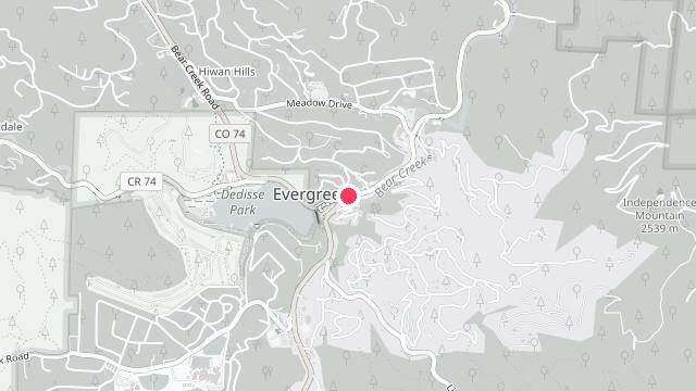 Map showing the office location of Bear Paw Stanbro Property Management