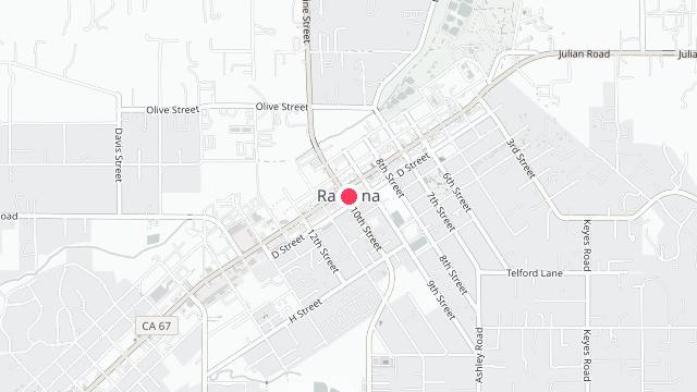 Map showing the office location of Bernd Brokerage Property Management