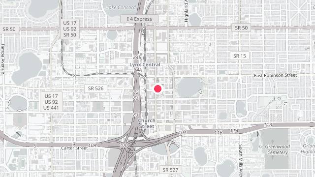Map showing the office location of Best Orlando Property Management