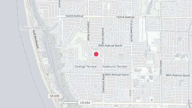 Map showing the office location of Bianchi Realty & Property Management