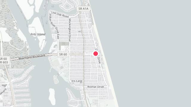 Map showing the office location of Billero & Billero Properties
