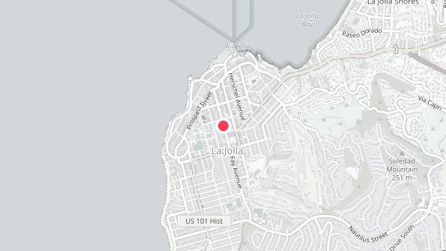 Map showing the office location of Bing Property Management
