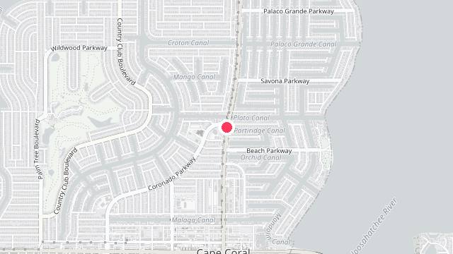 Map showing the office location of Birchwood Realty Property Management