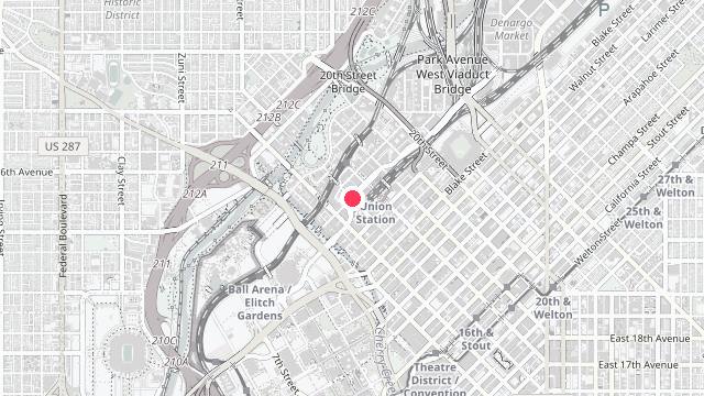Map showing the office location of Birdhouse Property Management
