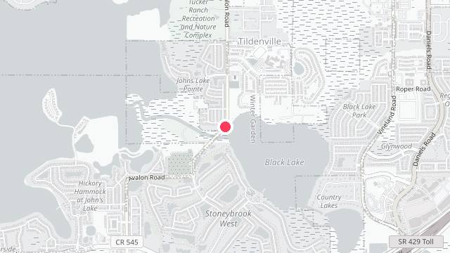 Map showing the office location of Blue Chip Property Managers