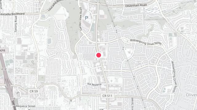 Map showing the office location of Blue Diamond Property Management