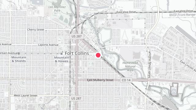 Map showing the office location of Brass Key Property Management