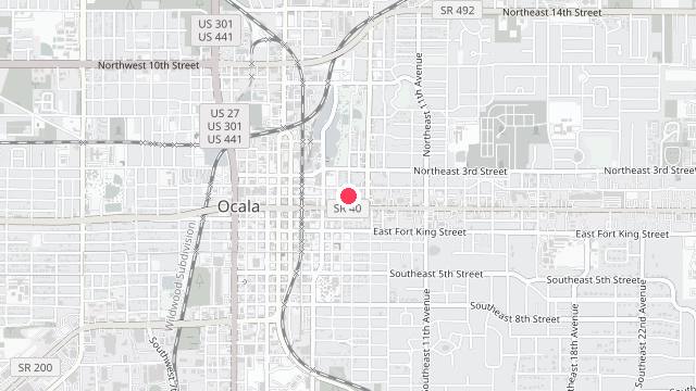Map showing the office location of Brick City Property Management