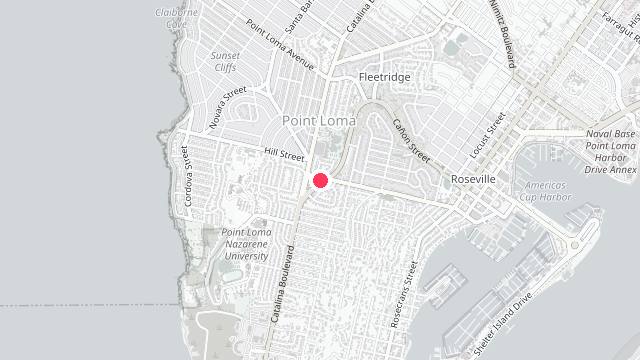 Map showing the office location of Buchanan Property Management