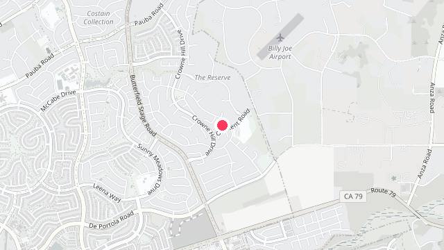 Map showing the office location of C & W Realty and Property Management