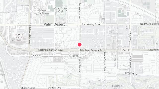 Map showing the office location of California Property Management