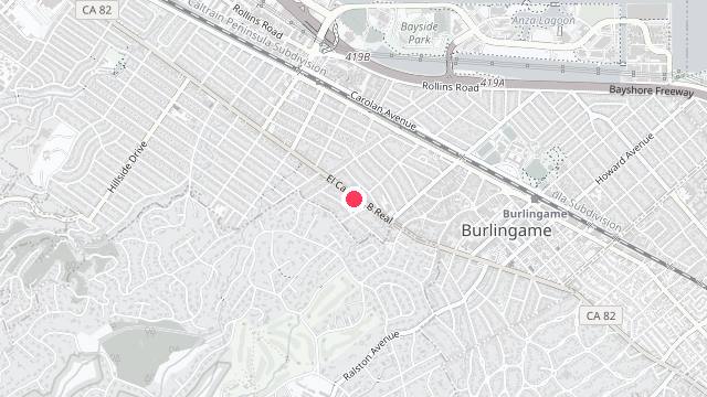 Map showing the office location of Capstone Property Management