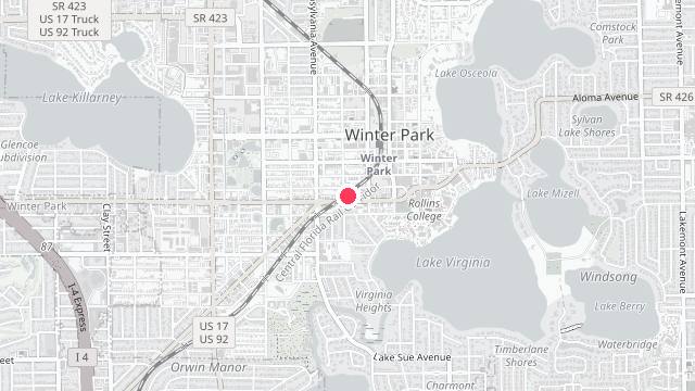 Map showing the office location of Cavalieri Property Management