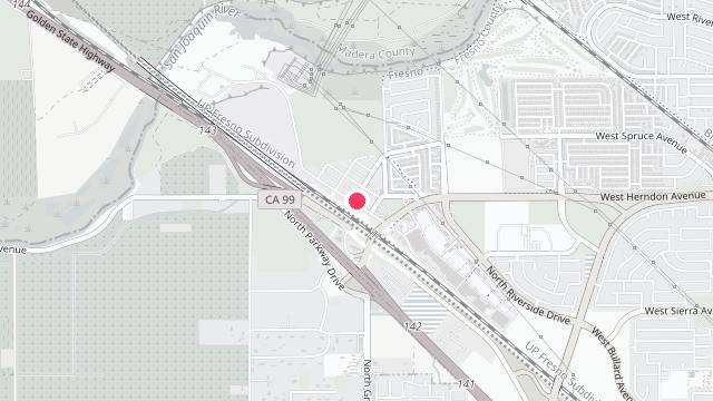 Map showing the office location of Cencal Property Management