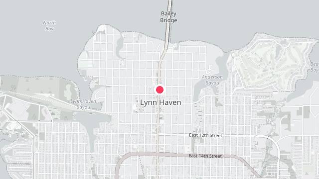 Map showing the office location of Central Bay Realty and Property Management