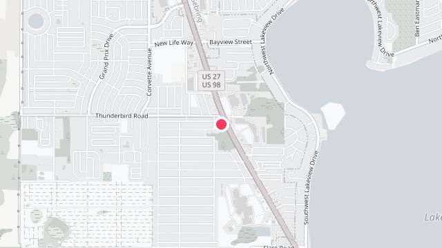 Map showing the office location of Central Florida Property Management