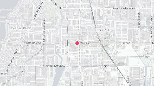 Map showing the office location of Checkerboard Realty