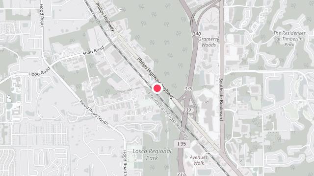 Map showing the office location of City & Beach Property Management