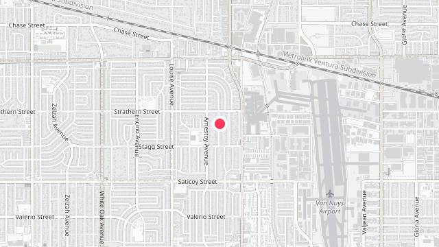 Map showing the office location of Clear Way Property Management