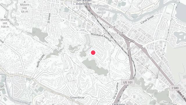 Map showing the office location of Co-Operative Property Management