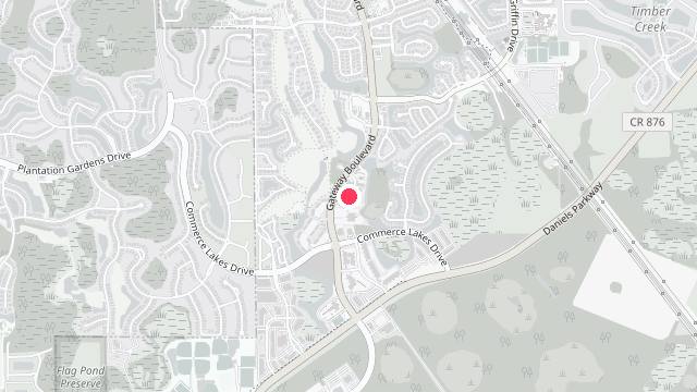 Map showing the office location of Coastal Advantage Property Management