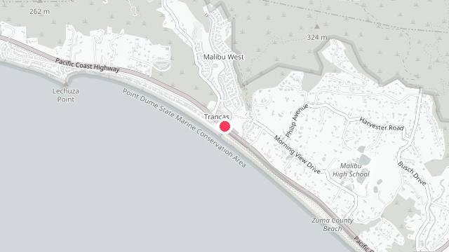 Map showing the office location of Coastal Property Management Solutions